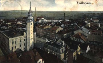 Sulechów z wieży kościelnej