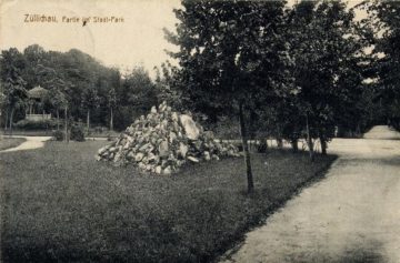 Park miejski przy cmentarzu