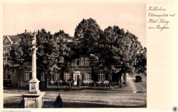 Widok na plac Biskupa Pluty - ówczesny Victoria Platz