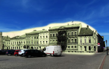 Północna strona rynku kiedyś i obecnie