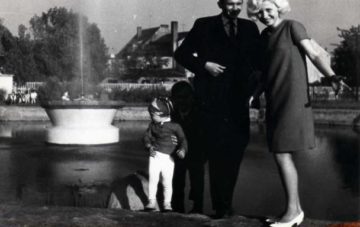 Fontanna w parku Nowotki (obecnie Kościuszki)