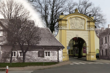 Crossener Tor (ok. 1935) vs. Brama Krośnieńska (2019)