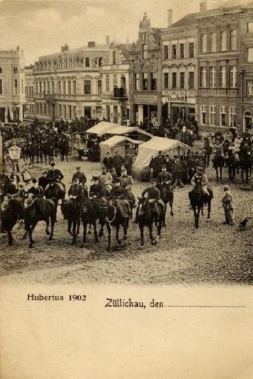 Święto Hubertusa na rynku