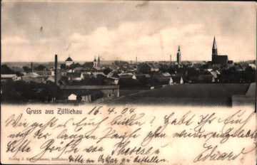 Panorama Sulechowa sprzed 115 lat