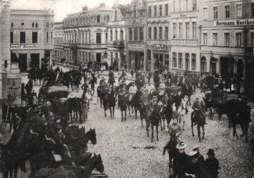 Parada na dzień św. Huberta w 1903 roku