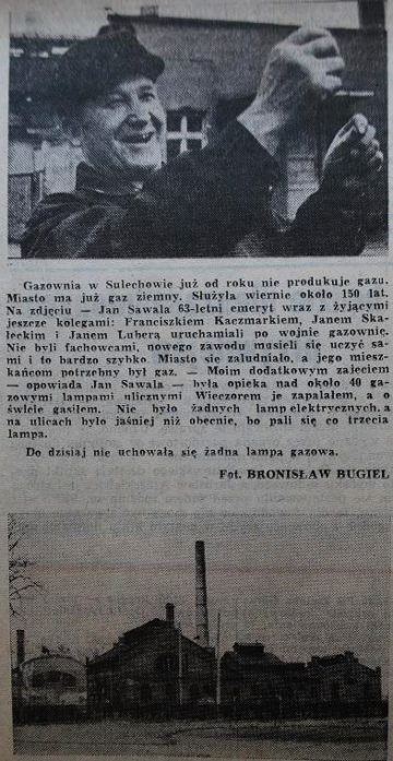 Wspomnienia z miejskiej gazowni