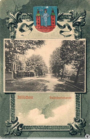 Pocztówka z ulicy Bahnhofstrasse