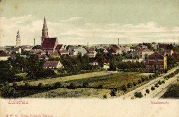 Aleja Niepodległości przed powstaniem budynku sądu