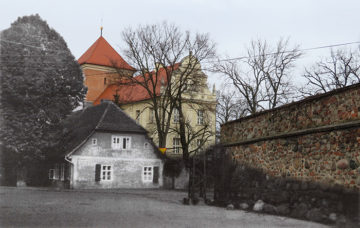 Ulica Magazynowa z widokiem na zamek