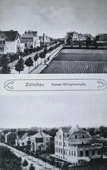 Aleja Niepodległości na starej pocztówce