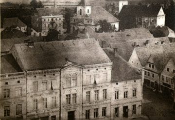 Jedno ze starszych zdjęć wykonanych z wieży ratuszowej